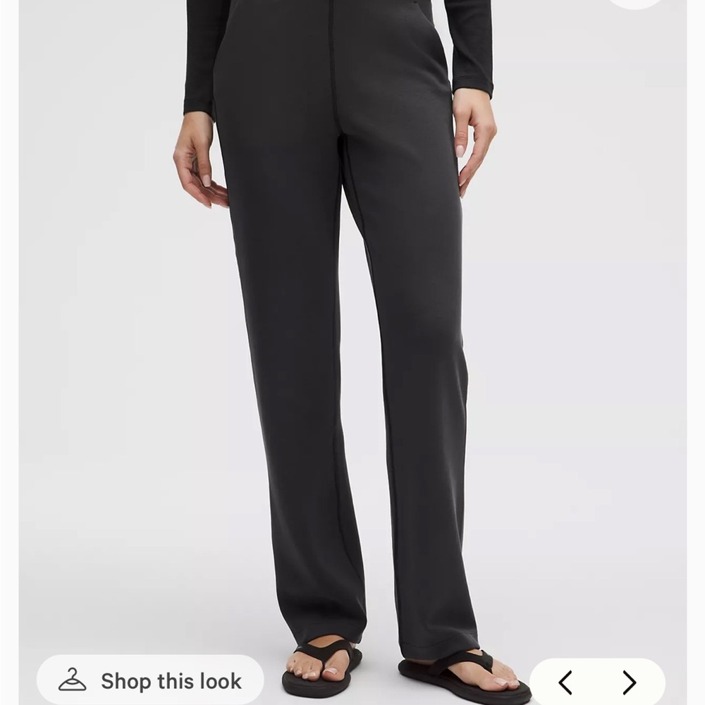 Lululemon Athletica Charcoal Track Pants